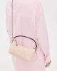 Tory Burch Tory Burch Fleming Distressed Pouchette Shoulder Bag Soft Pink One - 3