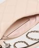 Tory Burch Tory Burch Fleming Distressed Pouchette Shoulder Bag Soft Pink One - 6