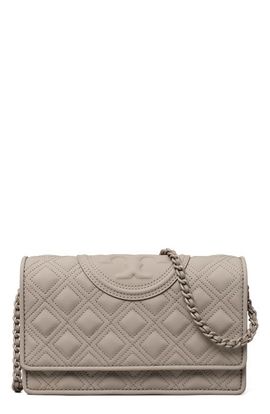 Tory Burch Tory Burch Fleming Matte Wallet on a Chain