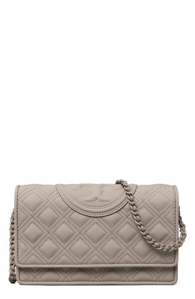 Tory Burch Tory Burch Fleming Matte Wallet on a Chain