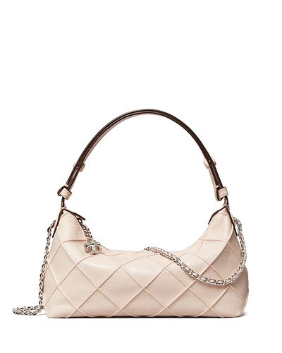 Tory Burch Tory Burch Fleming Quilted Distressed Leather Crossbody Bag