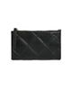 Tory Burch Tory Burch Fleming Zip Card Case Black One - 1