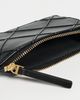 Tory Burch Tory Burch Fleming Zip Card Case Black One - 4