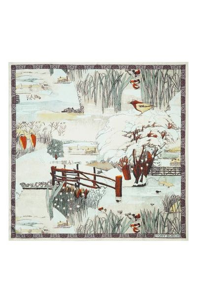 Tory Burch Tory Burch Forest Silk Square Scarf