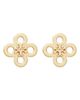 Tory Burch Tory Burch Forget Me Not Clover Stud Earrings - 1
