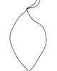 Tory Burch Tory Burch Forget Me Not Cord Necklace Light Silver/Ivory One - 1