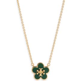 Tory Burch Tory Burch Forget Me Not Enamel Pendant Necklace