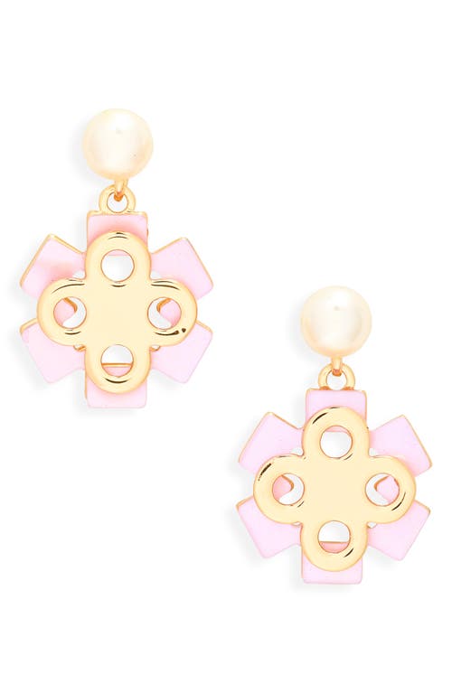Tory Burch Tory Burch Forget Me Not Faux Pearl Drop Earrings