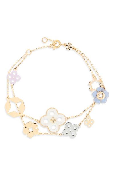Tory Burch Tory Burch Forget Me Not Layer Charm Bracelet