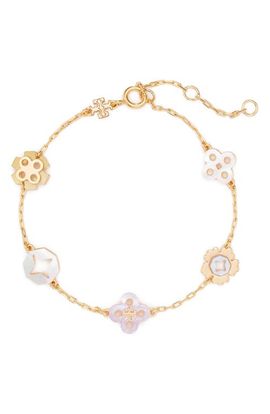 Tory Burch Tory Burch Forget Me Not Mother of Pearl Bracelet