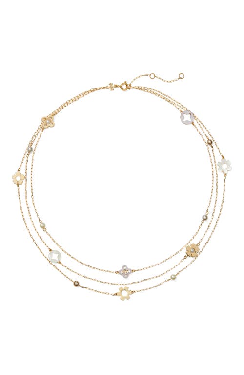 Tory Burch Tory Burch Forget Me Not Multi-Strand Necklace
