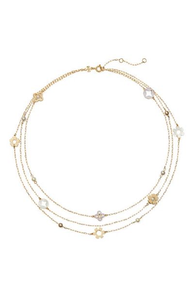 Tory Burch Tory Burch Forget Me Not Multi-Strand Necklace
