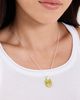 Tory Burch Tory Burch Gemini Link Pendant Necklace Light Silver/Green One - 3