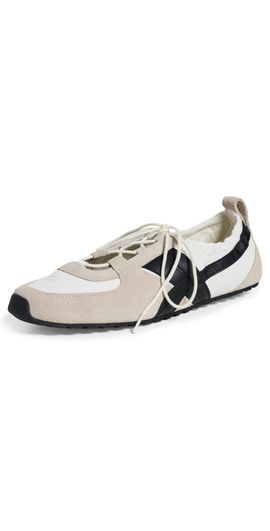 Tory Burch Tory Burch Hank Ballet Sneakers Blanc/Perfect Black