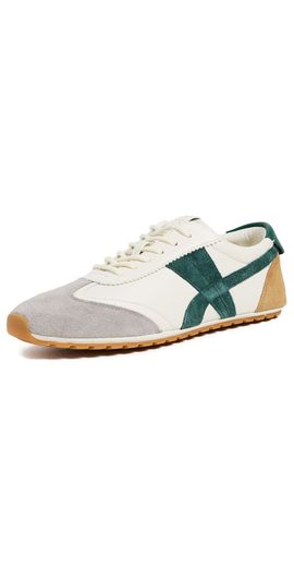 Tory Burch Tory Burch Hank Field Sneakers Blanc/Malachite/Grey