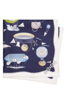 Tory Burch Tory Burch Hot Air Balloon Silk Neckerchief