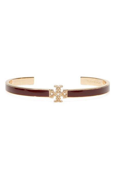 Tory Burch Tory Burch Icon Enamel and Pavé Cuff