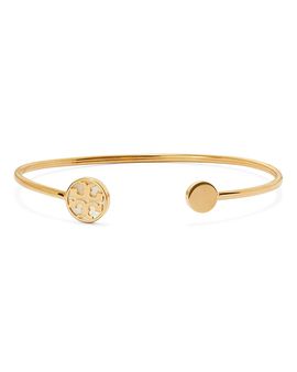Tory Burch Tory Burch Icon Mother of Pearl Open Bangle Bracelet