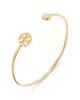 Tory Burch Tory Burch Icon Mother of Pearl Open Bangle Bracelet - 3