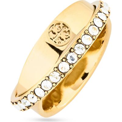 Tory Burch Tory Burch Icon Pavé Double Ring