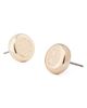 Tory Burch Tory Burch Icon Round Stud Earrings - 2