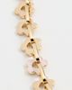 Tory Burch Tory Burch Interlocking Flower Necklace Tory Gold / New Ivory One - 4