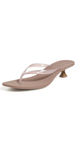 Tory Burch Tory Burch Jelly Heel Flip Flops 40mm Almond Flour