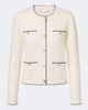 Tory Burch Tory Burch Kendra scalloped wool-blend cardigan - 1