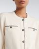 Tory Burch Tory Burch Kendra scalloped wool-blend cardigan - 3