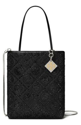 Tory Burch Tory Burch Key Item T Monogram Hotfix Embellished Top Handle Bag