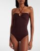 Tory Burch Tory Burch Keyhole halterneck swimsuit - 2