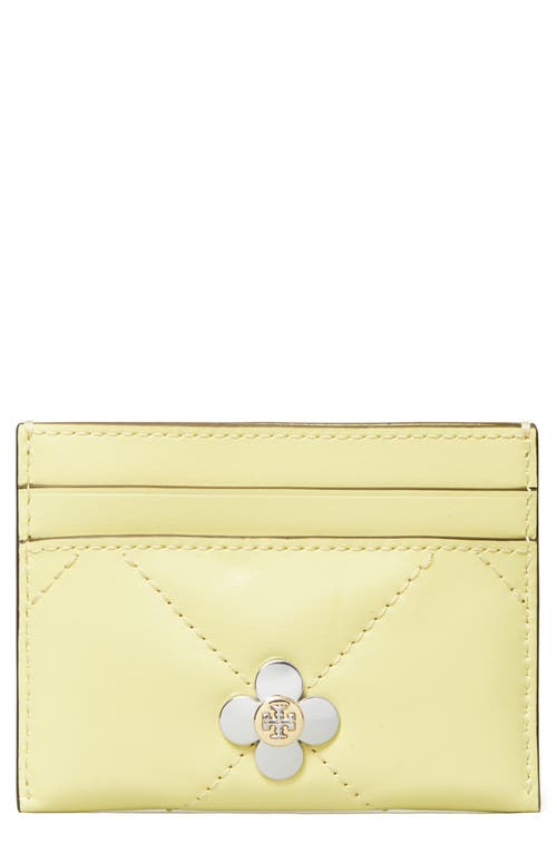 Tory Burch Tory Burch Kira Clover Diamond Quilted Leather Card Case
