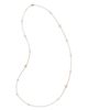 Tory Burch Tory Burch Kira Cultured Pearl & T Monogram Strand Necklace, 38 - 3