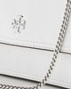 Tory Burch Tory Burch Kira Deconstructed Mini Top Handle Chain Wallet Bianco One - 5
