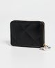 Tory Burch Tory Burch Kira Diamond Quilt Charm Wallet Black One - 2