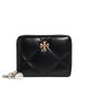 Tory Burch Tory Burch Kira Diamond Quilt Charm Wallet Black One - 5