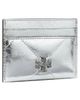 Tory Burch Tory Burch Kira Diamond Quilted Metallic Leather Card Case - 3