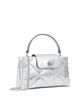 Tory Burch Tory Burch Kira East/West Diamond Quilted Metallic Leather Top Handle Bag - 3