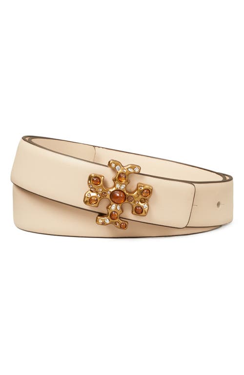 Tory Burch Tory Burch Kira Embellished Logo Belt