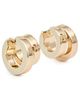 Tory Burch Tory Burch Kira Enamel Double Hoop Earrings Tory Gold / New Ivory One - 1