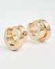 Tory Burch Tory Burch Kira Enamel Double Hoop Earrings Tory Gold / New Ivory One - 2