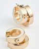 Tory Burch Tory Burch Kira Enamel Double Hoop Earrings Tory Gold / New Ivory One - 4