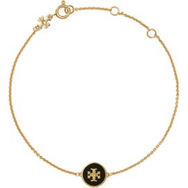 Tory Burch Tory Burch Kira Enamel Pendant Chain Bracelet