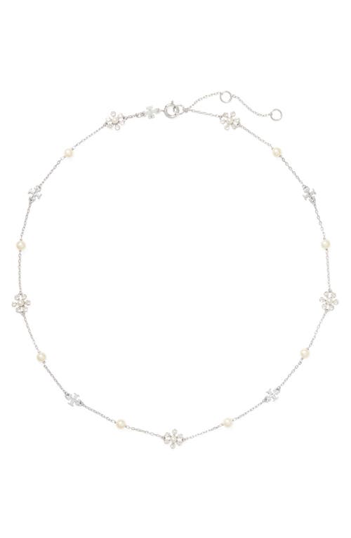 Tory Burch Tory Burch Kira Imitation Pearl Delicate Necklace