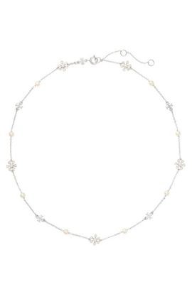 Tory Burch Tory Burch Kira Imitation Pearl Delicate Necklace
