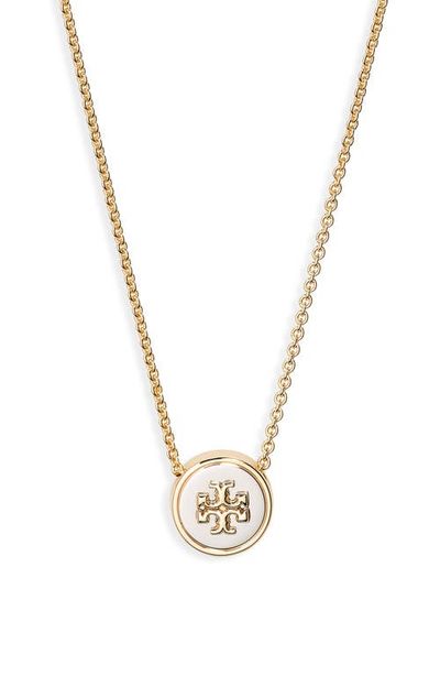 Tory Burch Tory Burch Kira Logo Pendant Necklace
