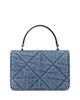 Tory Burch Tory Burch Kira Mini Diamond Quilt Denim Crossbody Bag - 6