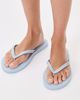 Tory Burch Tory Burch Kira Padded Flip Flops Aria Blue/Silver - 3
