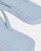 Tory Burch Tory Burch Kira Padded Flip Flops Aria Blue/Silver - 4
