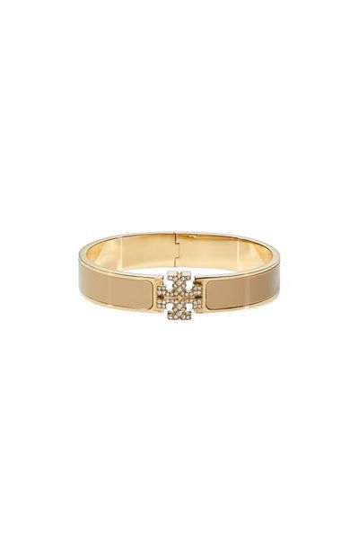Tory Burch Tory Burch Kira Pavé Enamel Hinge Bracelet